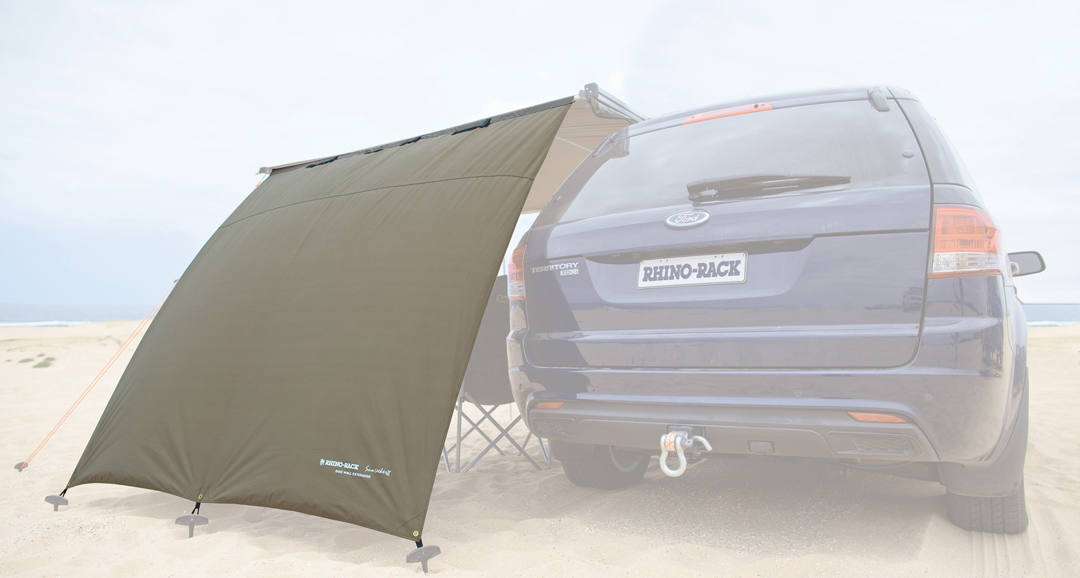 Rhino-Rack 2.0m Sunseeker Awning Side Wall - Image 1