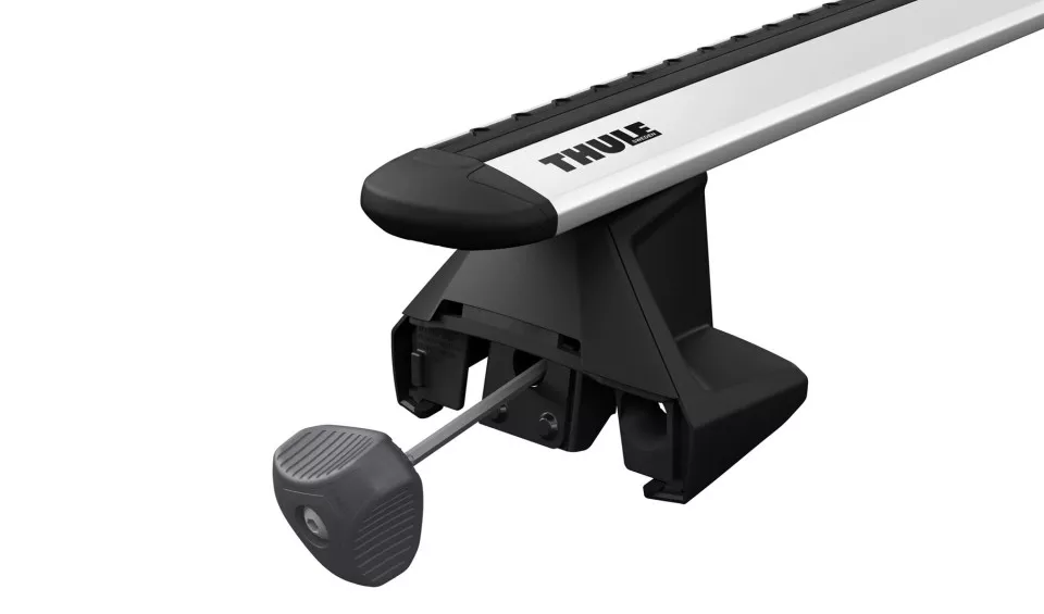 Thule WingBar Evo Bundle. Silver. Nissan Leaf 5dr Hatch 2010-2017 - Image 6