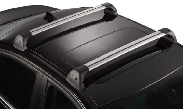 Yakima S26Y / K1134 Aero Flush End Bar Roof Rack Silver