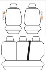 Ford Focus Sedan/Hatch 2011 Black Esteem Deploy Safe