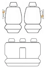 Ford Ranger Dual Cab PX MK II 2015 Esteem Charcoal Deploy Safe