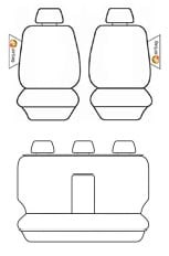 Ford Ranger Dual Cab PX MK II 2015 Esteem Charcoal Deploy Safe