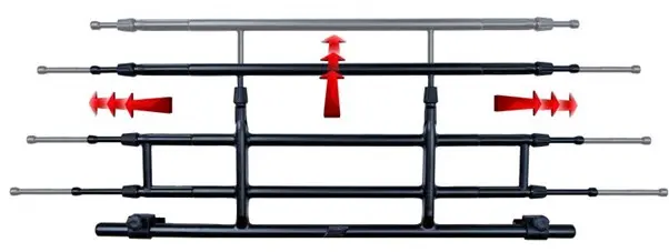 Universal, Telescopic Pet Barrier - Dog Barrier Polypropylene
