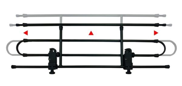Universal, Telescopic Dog Barrier. Pet Barrier Steel.