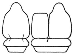 Toyota Hiace LWB Van 2005 - 14 Outback Canvas Charcoal