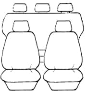 Toyota Hilux Double Cab 2005 - 09 Esteem Charcoal Deploy Safe