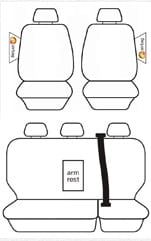 Holden Colorado Crew Cab 2016 Outback Canvas Black Deploy Safe