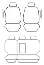 Holden VF Commodore / Evoke 2013+ Esteem Black Deploy Safe