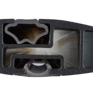 Yakima Jetstream. Black. Toyota Hilux Double Cab 2015-2023 (Clamp Mount) - Image 3