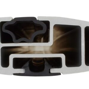 Yakima Jetstream. Silver. Mazda BT-50 Double Cab 2011-2020 (Clamp Mount) - Image 3