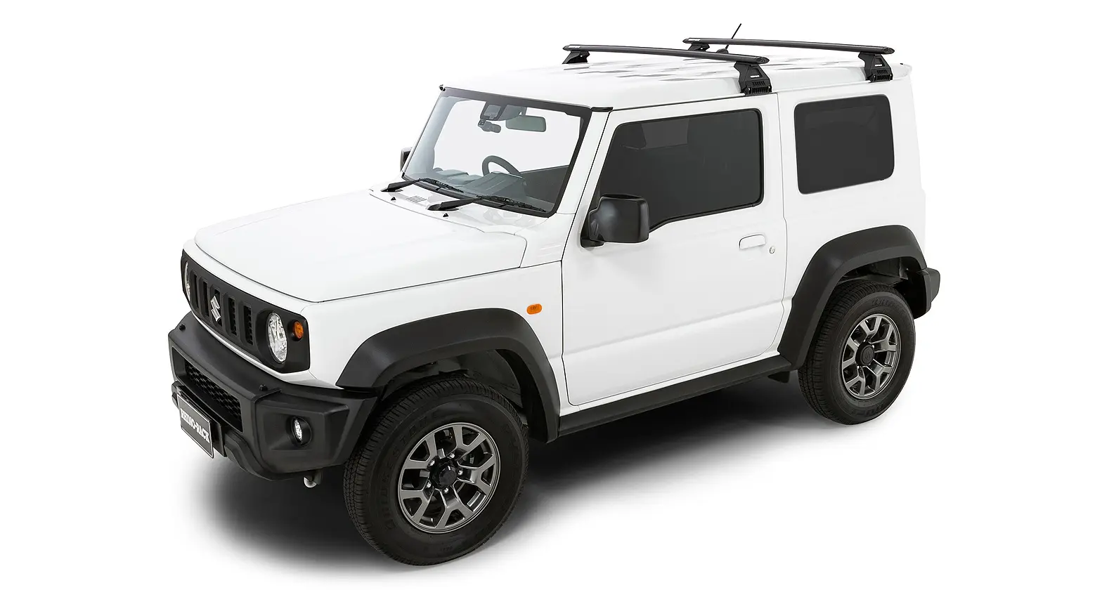 Rhino Rack RL110 Gutter Leg & Vortex Bar Black
