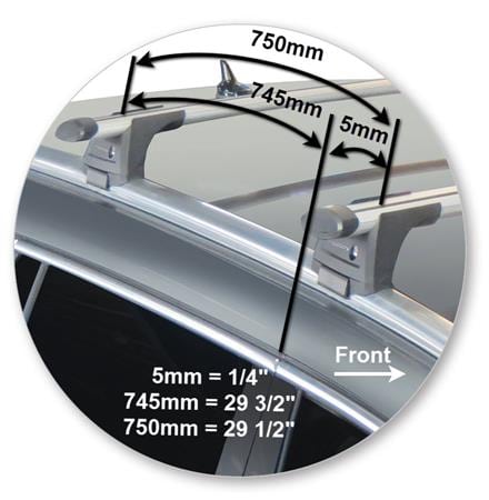 Yakima K1000Y-S15YB Black Through Bar