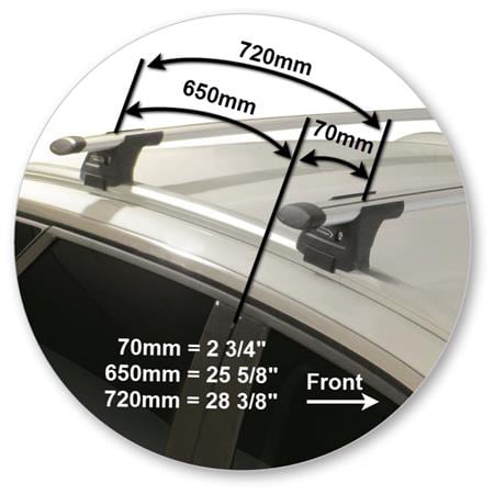 Yakima K1000-S16Y Through Bar Silver (Yakima)