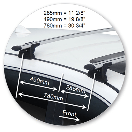 Yakima K1010-S17YB Through Bar Black (Yakima)