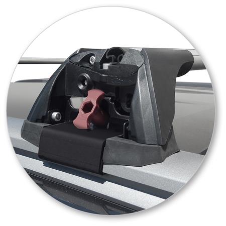 Yakima K1034-S5Y Flush End Bar - Silver