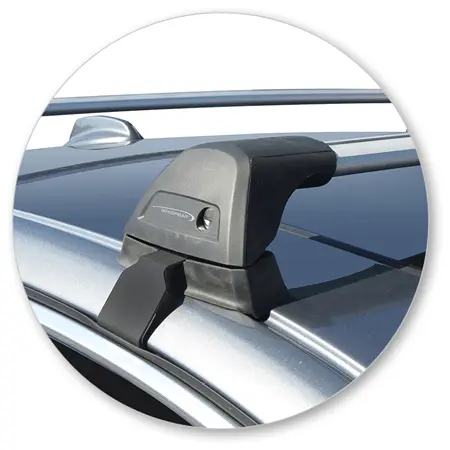 Yakima K1036Y-S26YB Black Flush End Bar