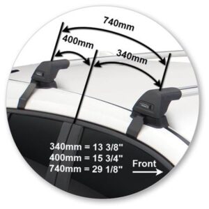 Yakima K1050Y-S25YB Black Flush End Bar - Image 4