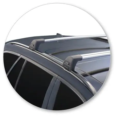 Yakima K1062-S26Y Aero Flush End Bar Silver