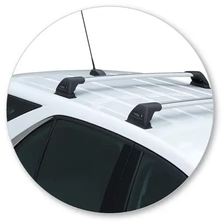 '-Yakima Flush End Equal Length Bars Black S3YB-S11YB