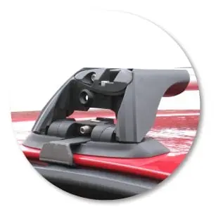 Yakima K121W-S4YB Black Flush End Bar