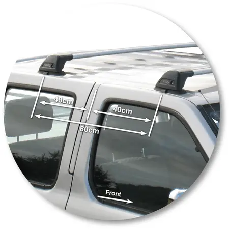 Yakima K158Y-S7YB Black Flush End Bar