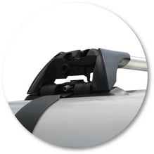 Yakima K160Y-S6YB Black Flush End Bar