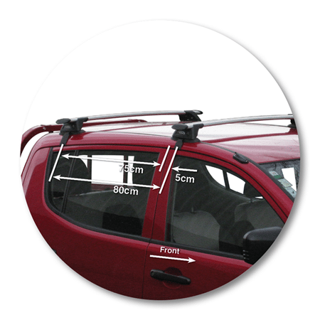 Yakima K189Y- S16YB Through Bar - Black