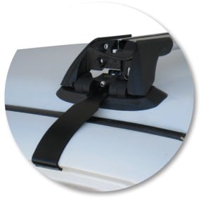 Yakima K307Y-S4YB Black Flush End Bar