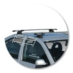 Yakima K310Y-S16YB Through Bar - Black