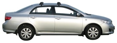 Yakima K319Y-S6YB Black Flush End Bar