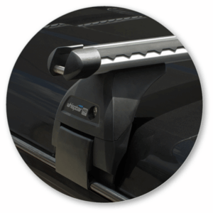 Prorack T17-K324 Heavy Duty Bar Silver Gutter Mount - Image 2