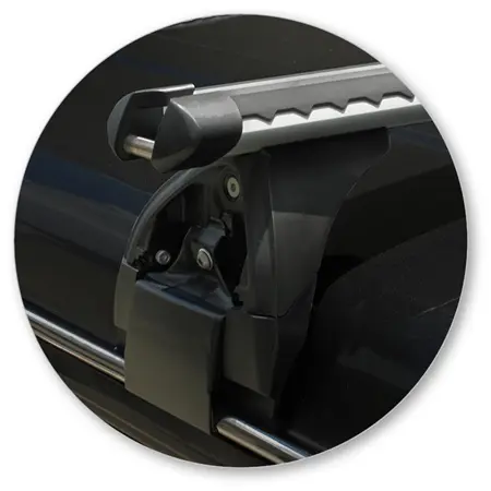 Prorack T17-K324 Heavy Duty Bar Silver Gutter Mount
