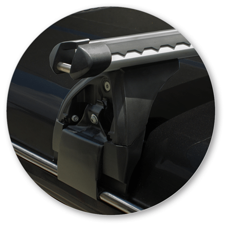 Prorack T17-K324 Heavy Duty Bar Silver Gutter Mount