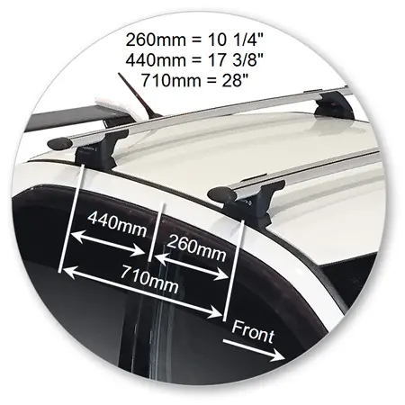 Yakima K332Y-S16YB Through Bar - Black