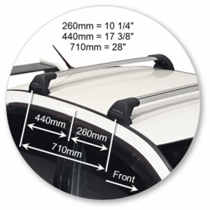 Yakima K332Y-S24YB Black Flush End Bar - Image 4