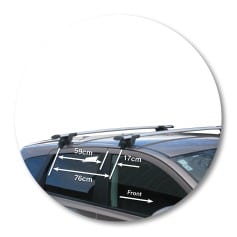 Yakima K360Y-S17YB Black Through Bar