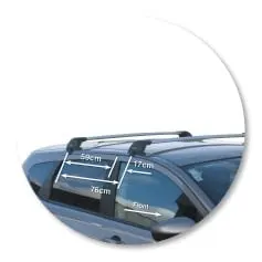 Yakima K360Y-S8YB Black Flush Bar