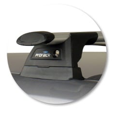 Prorack K368-S16 Through Bar - Silver