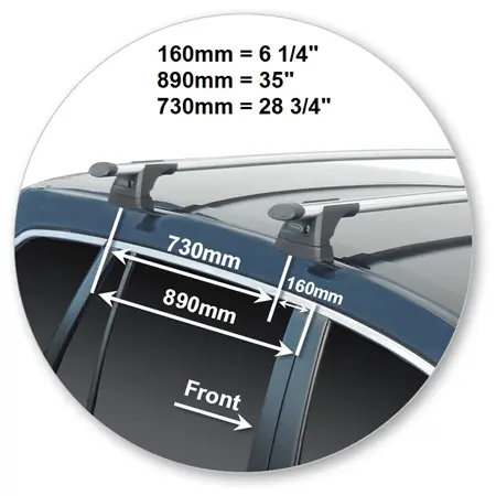 Yakima K368Y-S16YB Through Bar - Black