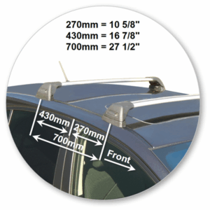 Yakima K368Y-S26YB Black Flush End Bar - Image 4