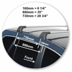 Yakima K368Y-S6YB Black Flush End Bar - Image 5