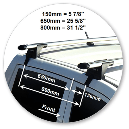 Yakima K383Y-S17YB Black Through Bar