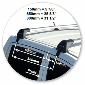 Yakima K383Y-S27YB Black Flush End Bar - Image 4