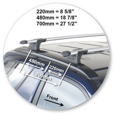 Yakima K388Y-S16YB Through Bar - Black