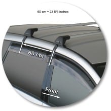 Yakima K389Y-S6YB Black Flush End Bar