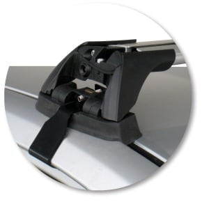 Yakima K404Y-S6YB Black Flush End Bar