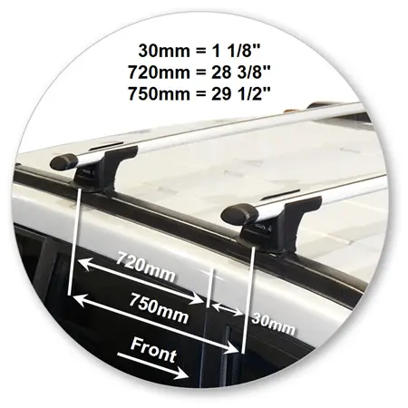 Yakima K423Y- S16YB Through Bar - Black