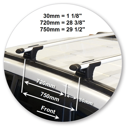 Yakima K423Y- S16YB Through Bar - Black