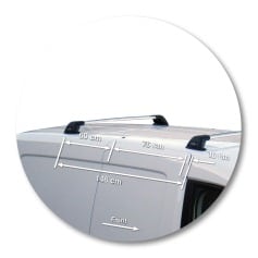 Yakima K440 - S4Y Flush End Bar Silver