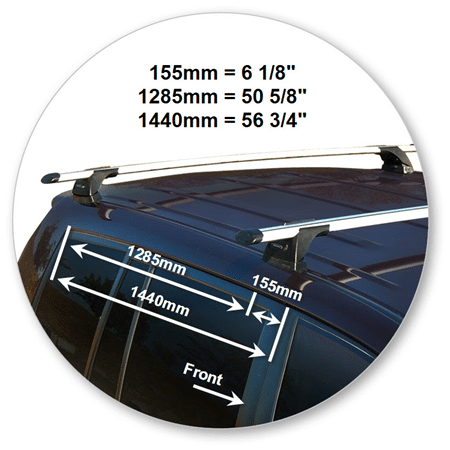 Yakima K453Y-S17YB Black Through Bar